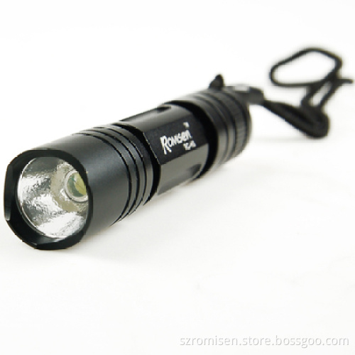 Romisen RC-H3 80 lumens CREE XR-E Q5 led flashlight(1*AAbattery)